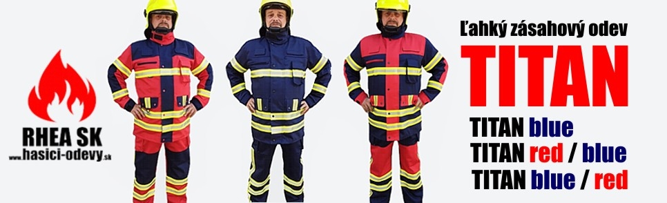 TITAN Ľahký zásahový odev pre hasičov