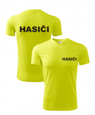 tričko HASIČI unisex limet