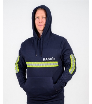 HIVIS pánska mikina s kapucňou Hasiči Navy.jpg