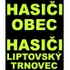 nápis FLUO HASIČI OBEC